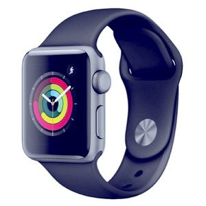 Apple Watch series 3 42mm black silver smart watch